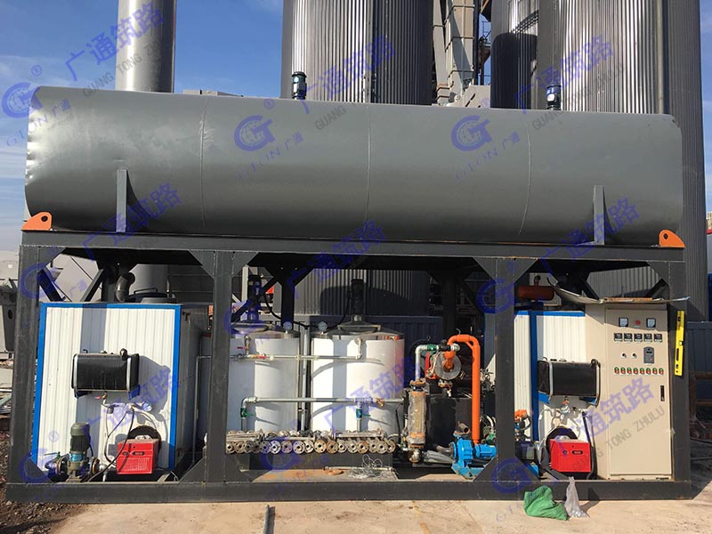 乳化瀝青設備安裝中